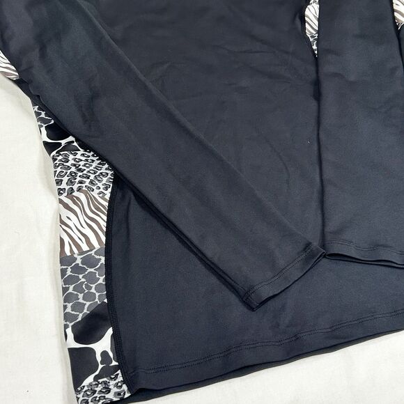 Private Island Hawaii Women Rash Guard Swimsuit Top Long Sleeve Shirt Yoga Beach - Picture 4 of 16